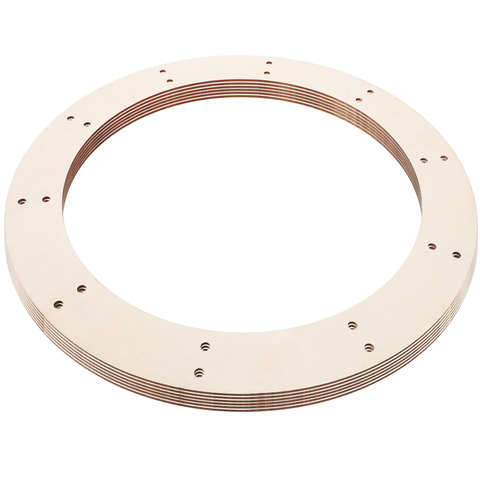 

6Pcs Wooden Round Wreath Frames Wood Craft Supplies for DIY Flower Garland Floral Arrangement Wall Decor