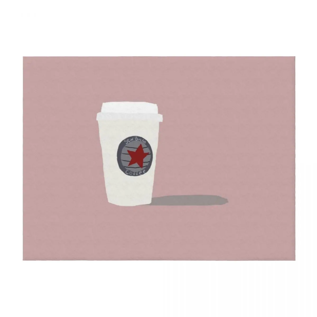 

Star-Bucky Coffee Throw Blanket cosplay anime Sofas wednesday Flannel Blankets