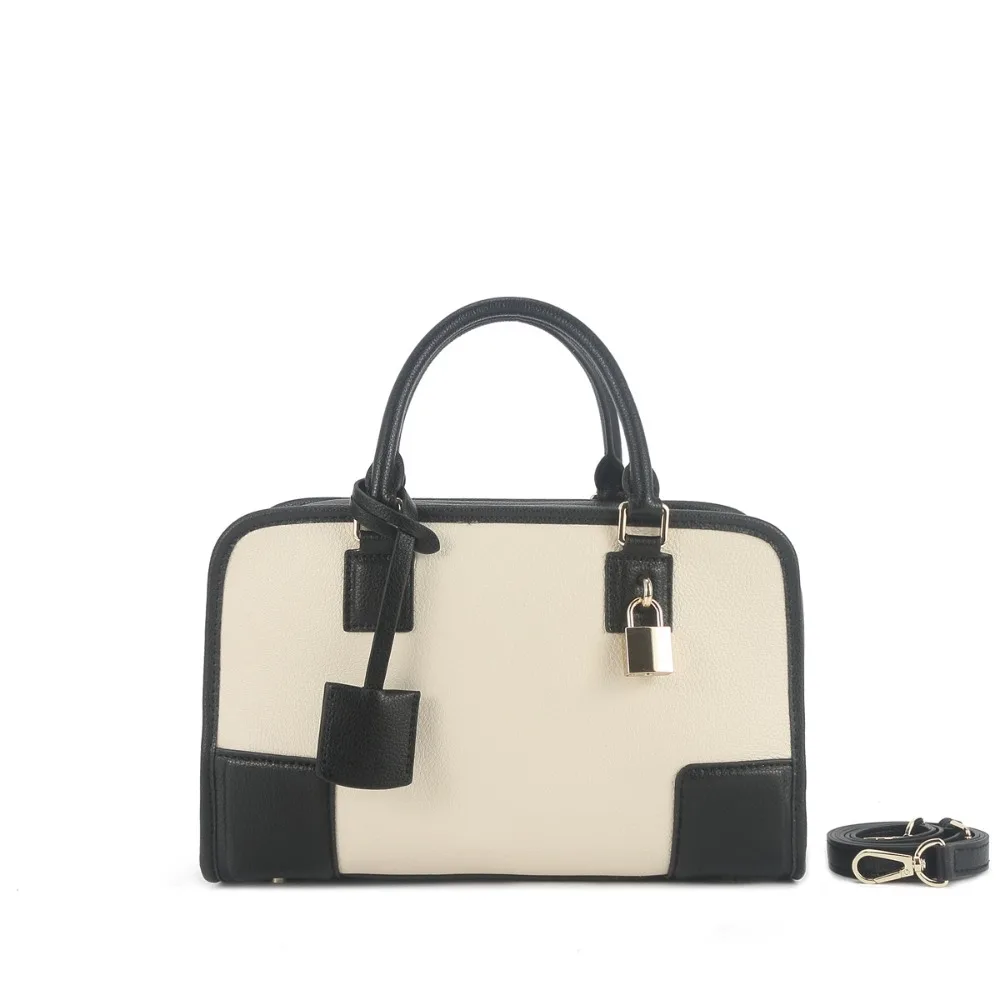 

Retro Lock Mini Bowling Bag Women's Simple Handbag Commuter Casual Messenger Small Square Is Exquisite, Unique, and Versatile