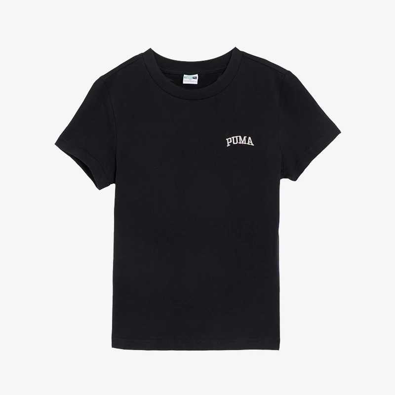 Puma genuine summer new women's classic comfortable round neck casual short sleeved shirt 630356-01