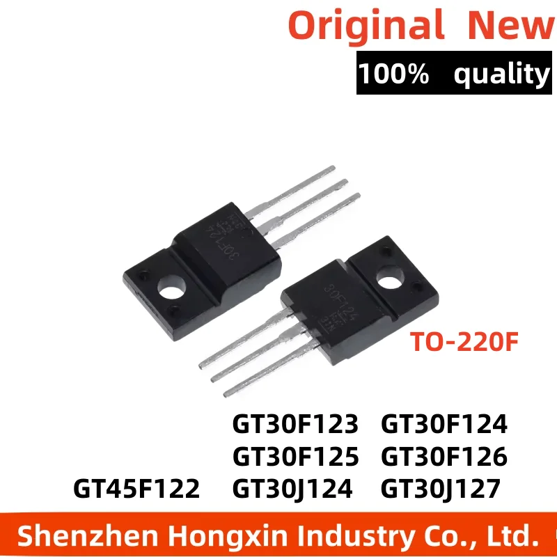

10 pieces New GT30F123 30F124 J124 30F125 30F126 30J127 45F122 TO-220F Liquid Crystal Plasma Transistor NPN channel high power