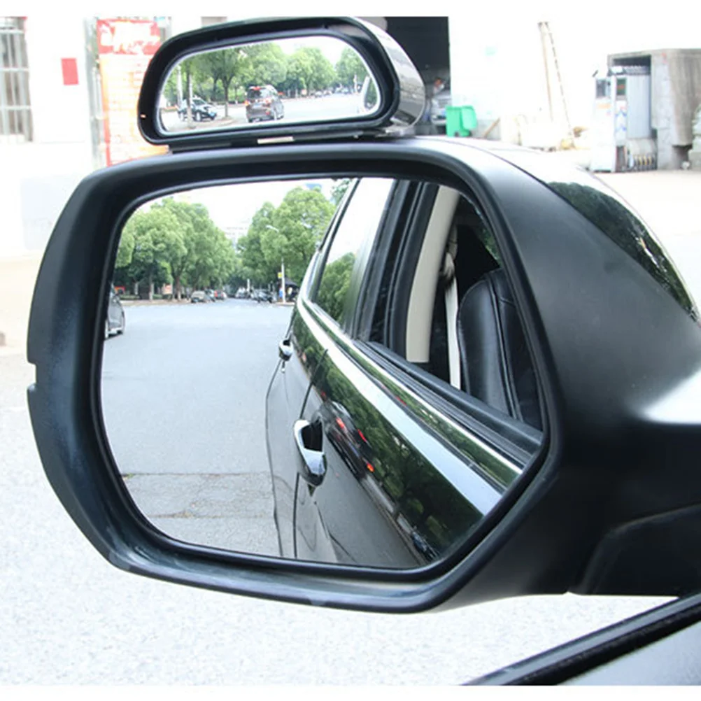 

2Pcs Vehicle Auxiliary Rearview Mirror Wide Angle Blind Spot Assistant for Car Truck Suv Rv Door Vehicle Mirror