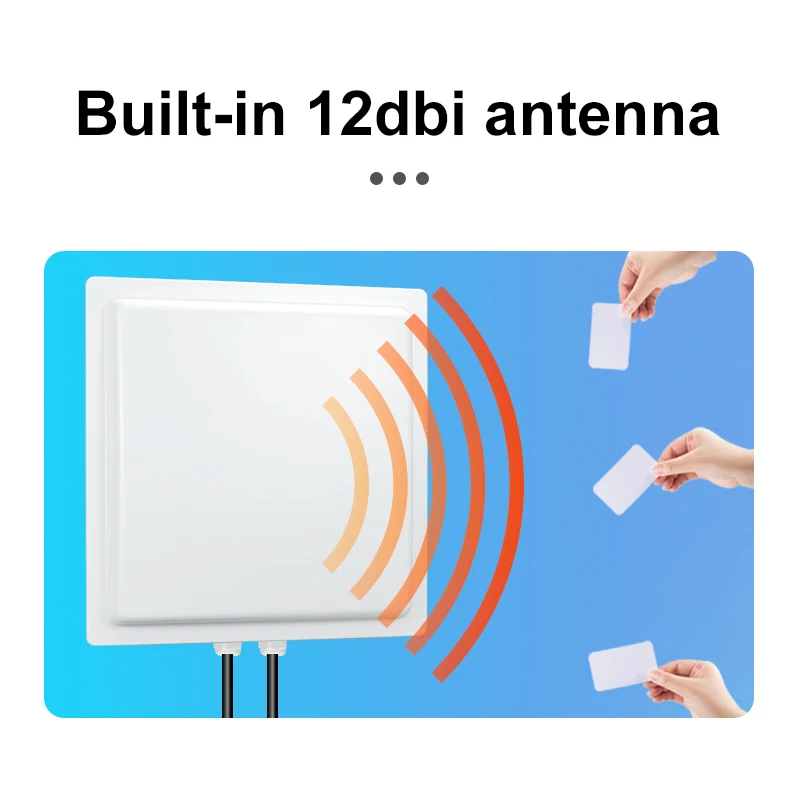 UHF RFID ISO 18000-6C Long-Range RFID Antennas For Warehouse Management