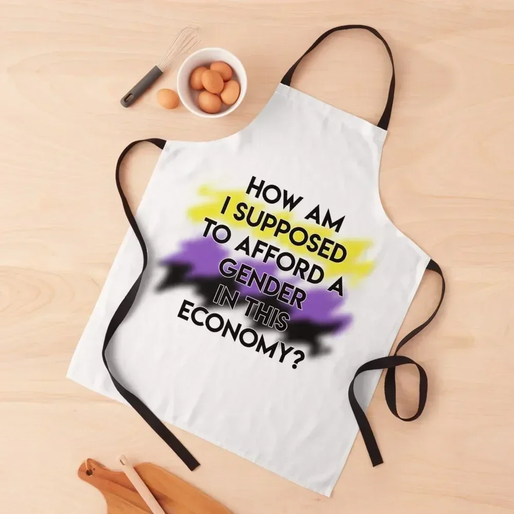 

Non-binary Pride Affordability Apron Things For The Home New year's Camping professional hairdressing Apron