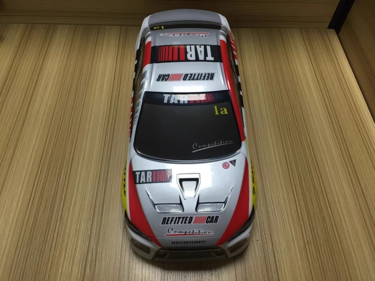 1/10 Scale Mitsubshi EVO RC Drift Car pvc Painted Body Shell (260mm Wheelbase/190mm Width)