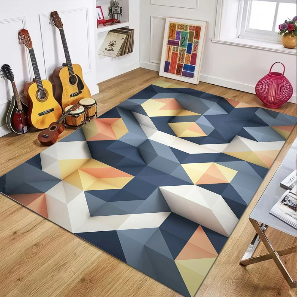 Karpet Modern Abstrak Motif Ge - Wholesale Commercial Printing ulasan dan harga