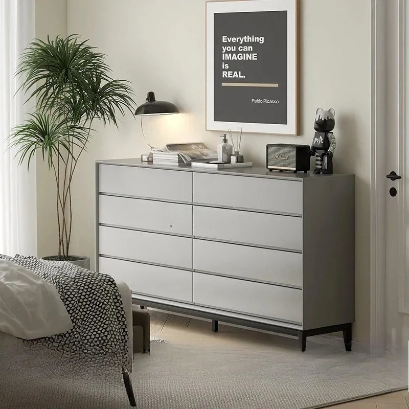 LHH  solid wood eight-bucket cabinet 30cm thickness bedroom bedside locker