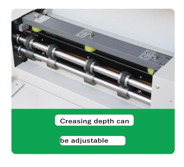 Automatic Paper Creaser Perforator Machine 2 in 1 Book Spine Crease 110V or 220V