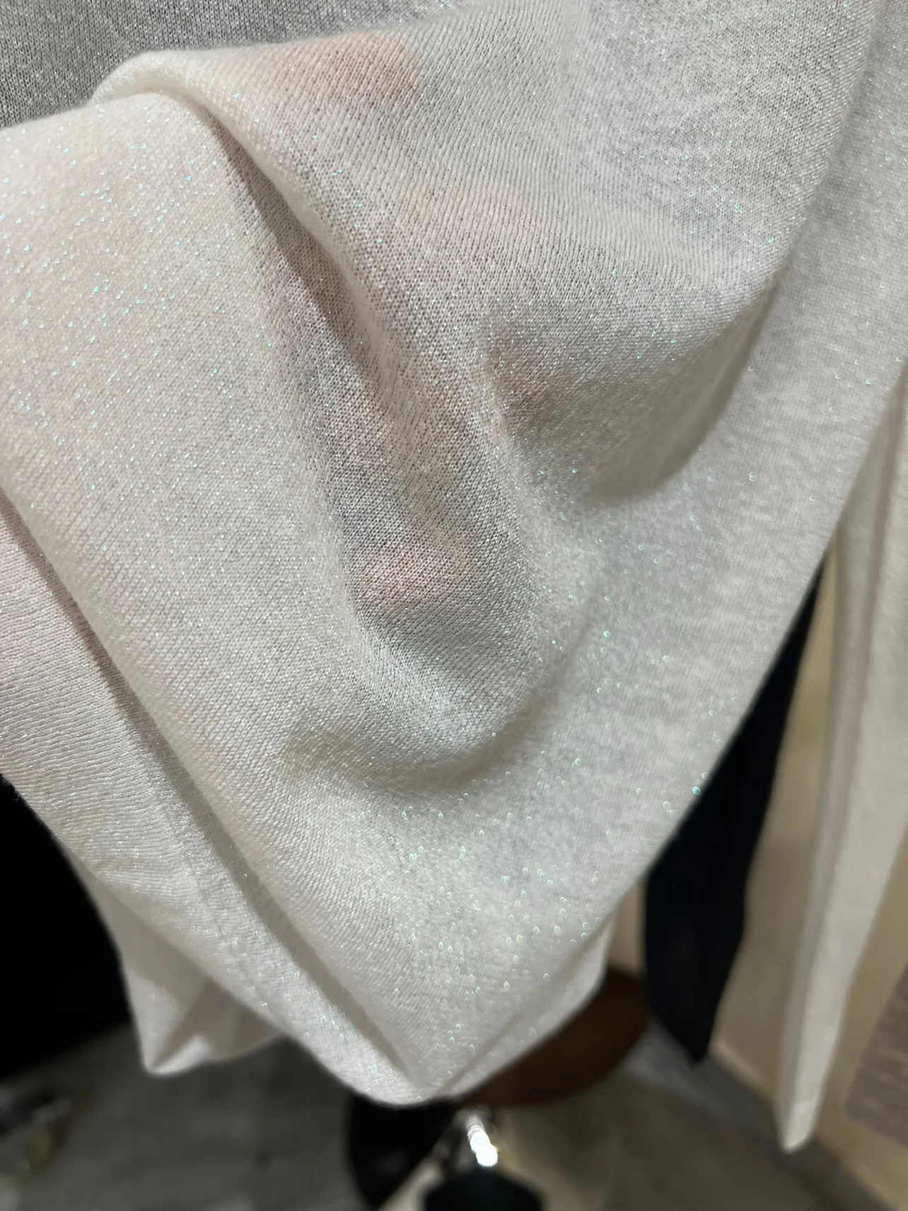 エレハイネ 超薄型伸縮性スパークリングシルク カメレベース イルト レディース ソフトウールニットトップ ビジネス通勤用