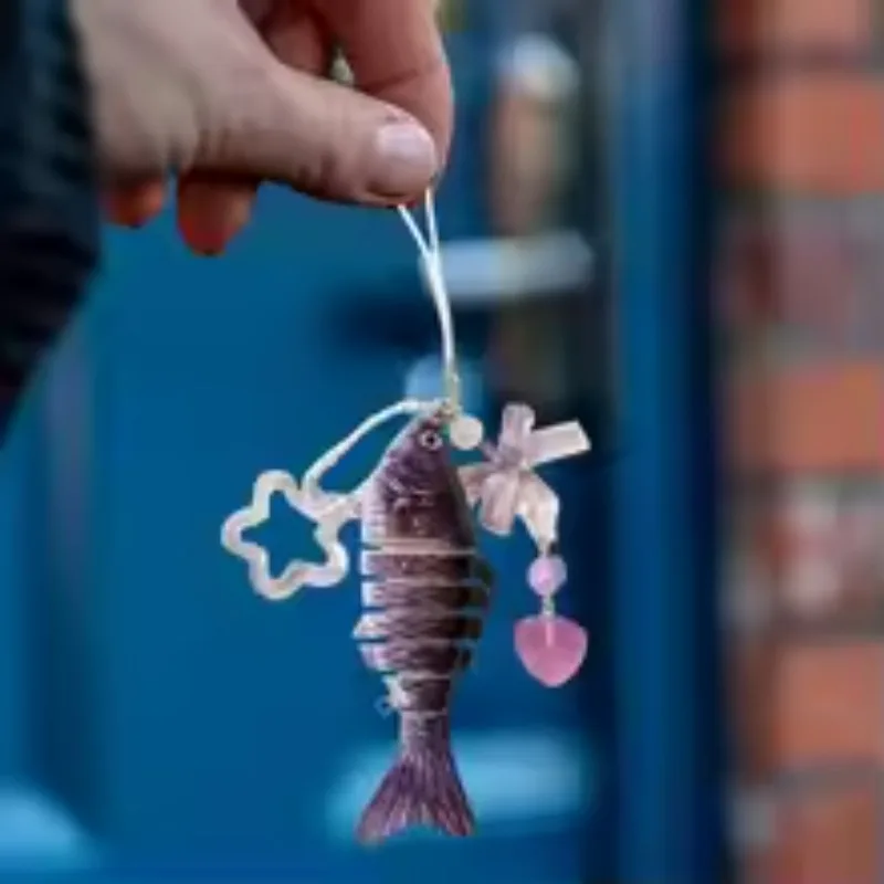 Handmade fish keychains, lovely jewelry image 3