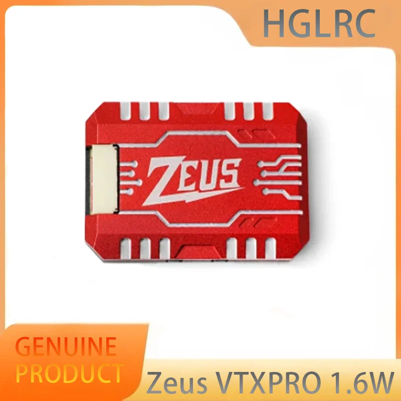 

HGLRC Zeus VTX PRO 1,6 Вт 5,8G 40 каналов Pitmode 25 МВт 400 МВт 800 МВт 1,6 Вт Регулируемый FPV VTX Встроенный микрофон 7-36 В для FPV дальнего действия