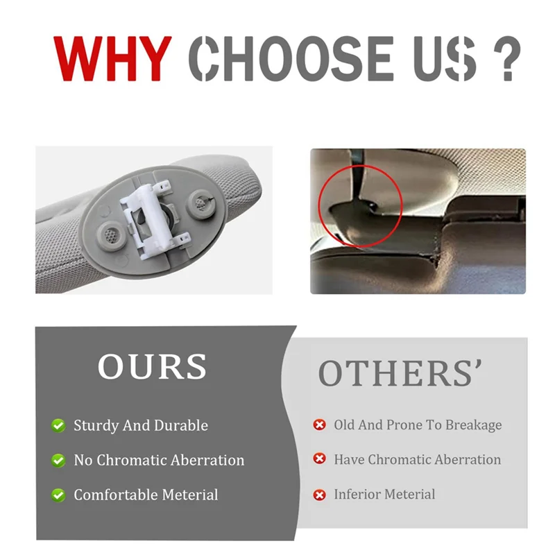 

74310-35A91-B1 7431035A91B1 Car Sun Visor Side With Vanity Mirror For Toyota Prado 2010-2023