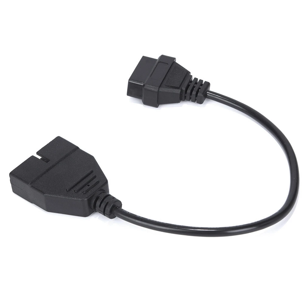 Car Diagnostic Tool OBD2 Connector Adapter for Gm 12 Pin to OBD2 16 Pin Cable Auto Scanner Adapter