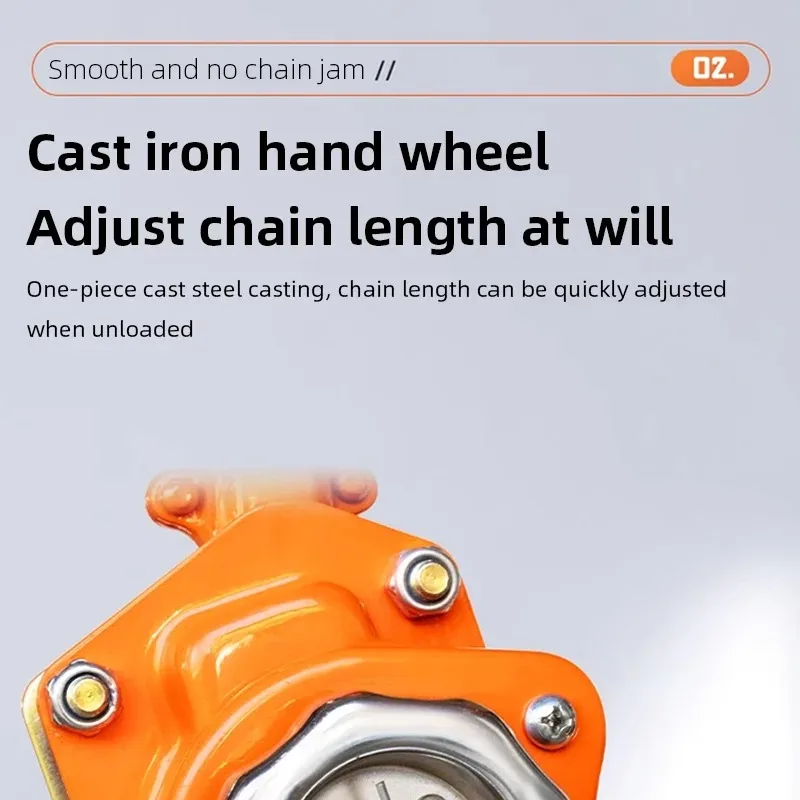 

0.75-2 Ton Portable Heavy Duty Hand Chain Hoist Ratchet Tensioner Tool for Lifting Industrial Use Manual Lever Hoist Lever Block