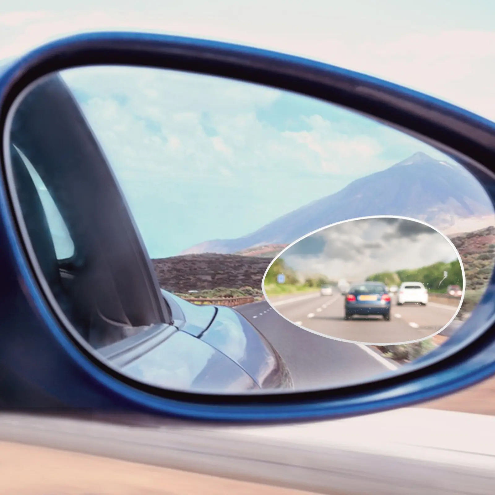 6Pcs Rearview Mirror Frameless Auto Blind Spot Auxiliary Mirror Wide Angle Car Accessories Blind Spot Mirrors Car Accessories