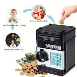 Children's Cartoon Password Box Piggy Bank Safe Toy