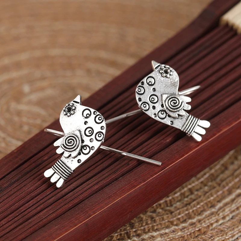 Cardinal Earrings, Cardinal Redbird Charm, Cardinal Bird Jewelry Gift, Hypoallergenic Earrings, Silver Color Earrings,