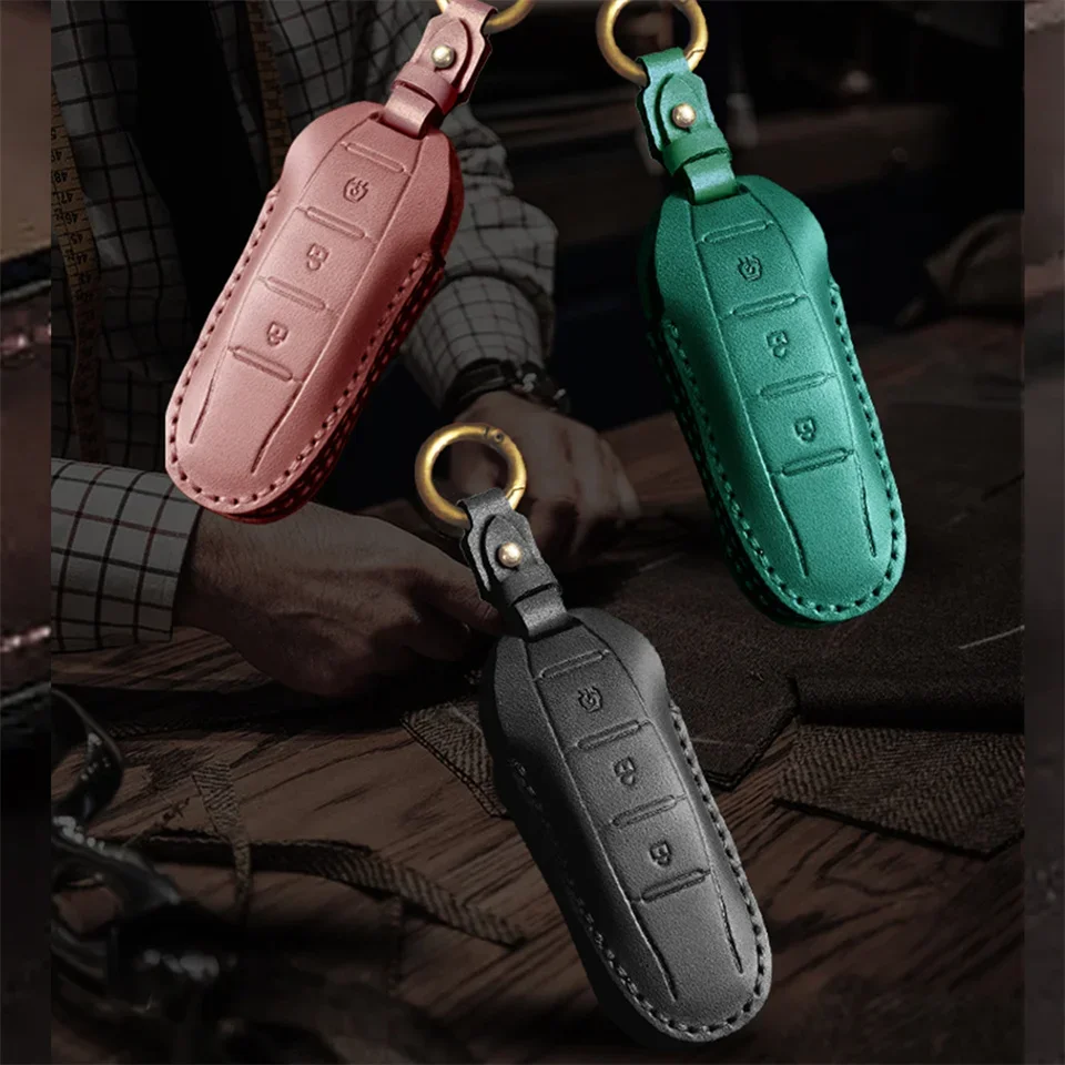 Car Key Case Fob Cover Keychain Accessories For Dongfeng Fengguang DFSK Glory 580 Fengon Ix5 Ix7 Seres Sf5 2021 2022 Keychain