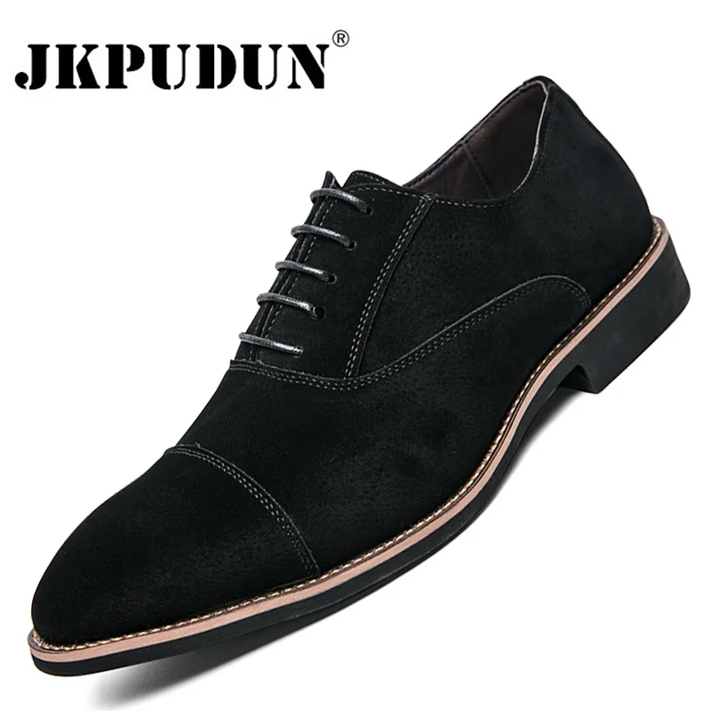 Men Dress Shoes Oxfords Business Men's Formal Shoes Fashion Casual Shoes for Men Office Daily Shoes Lace-Up Luxury Wedding Shoes