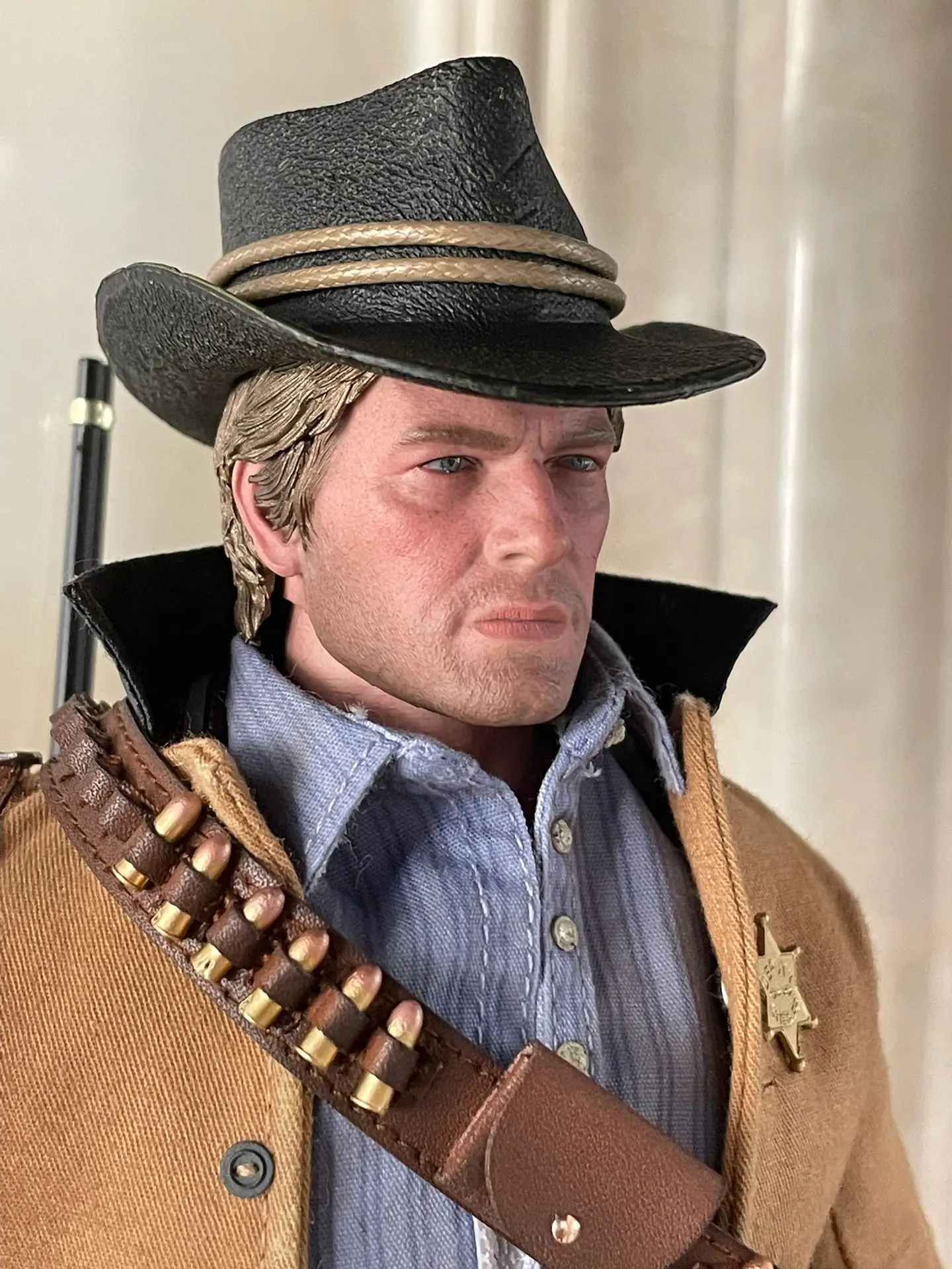 In Stock LIMTOYS LIM008 1/6 Scale Collectible Western Cowboy Arthur Morgan Model 12\'\' Male Soldier Action Figure with 2 Head