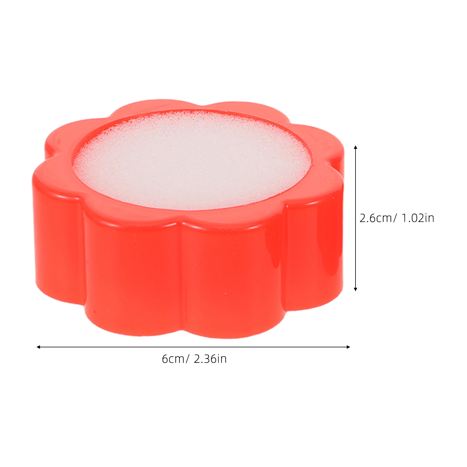 10pcs Pointing Assistant For Counting Money Flower Shape Sponge Finger Wet Moistener Pad Desktop Cashier Tool Paper Sorting Aid