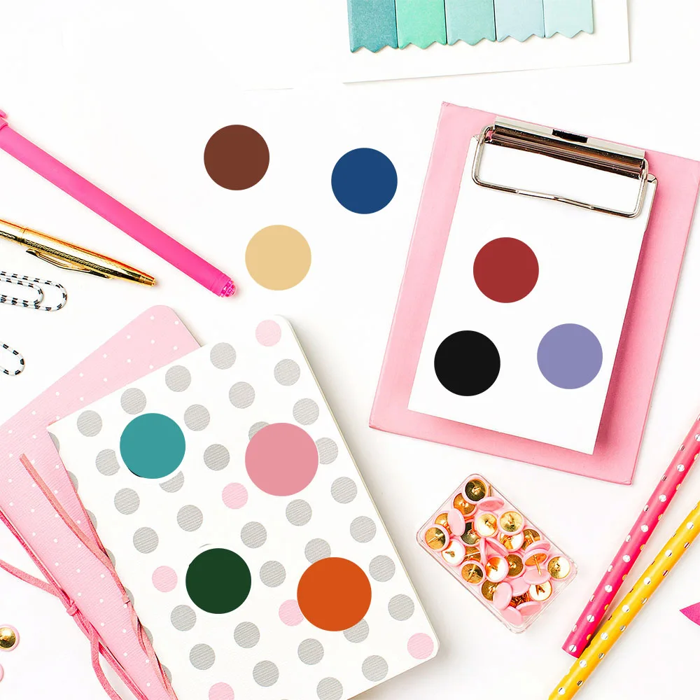 500 pçs ponto rolo adesivo nostalgia motocicleta criativa guitarra bagagem skate arte telefone bicicleta café rolo dos desenhos animados adesivos