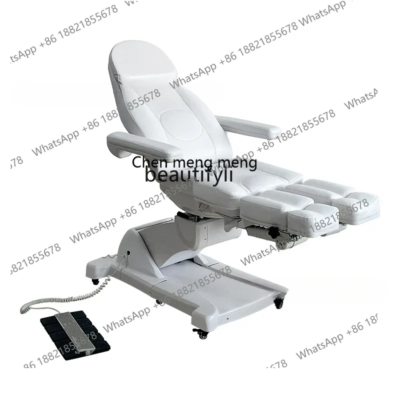 cc182R Electric beauty bed Beauty salon Split-legged medical beauty Dental outpatient examination bed Rotatable pedicure chair