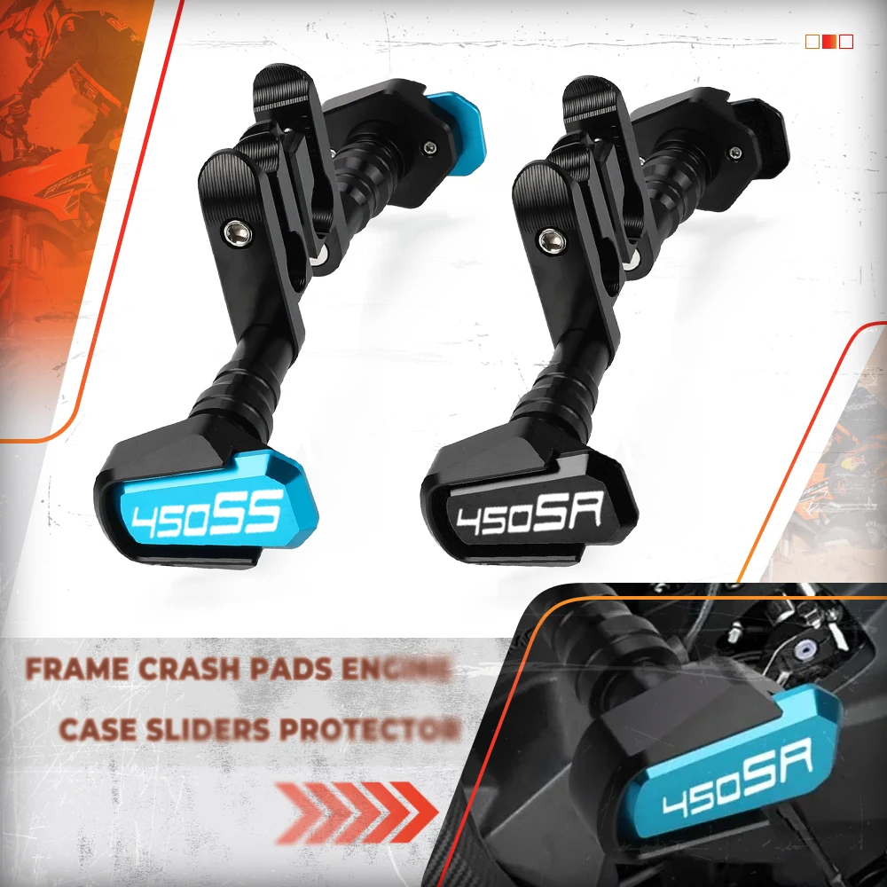 

ДЛЯ CFMOTO 450SR 450SS 450 SR SS 2022-2024 Защитная крышка двигателя, ползунки, защитная накладка от падения, аксессуары для защиты двигателя