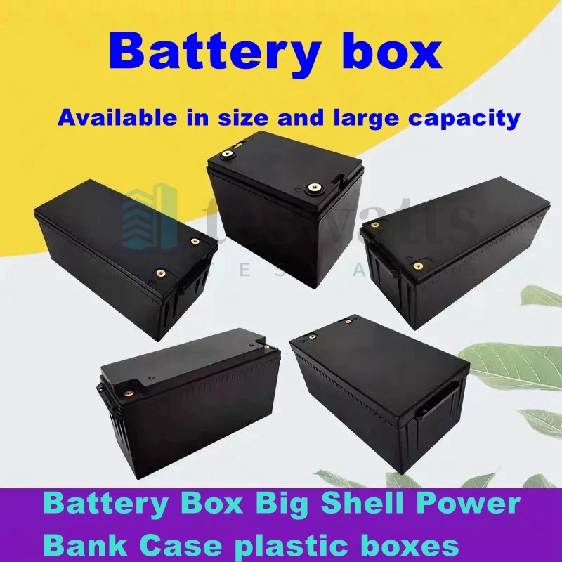 DIY Kit Battery Box Diy Solar Cells Waterproof Plastic Empty Case Widely used with large capacity