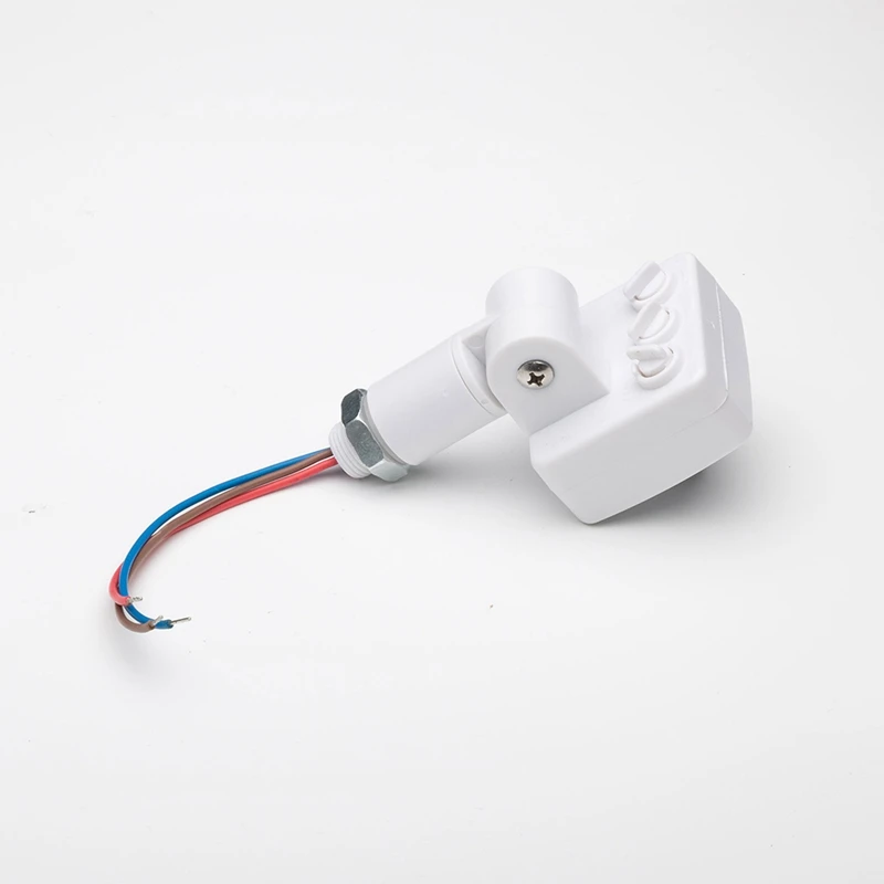 AC85-265V IP65 Sensor de movimiento interruptor PIR ajustable luz LED ultrafina PIR Detector de Sensor de movimiento al aire libre