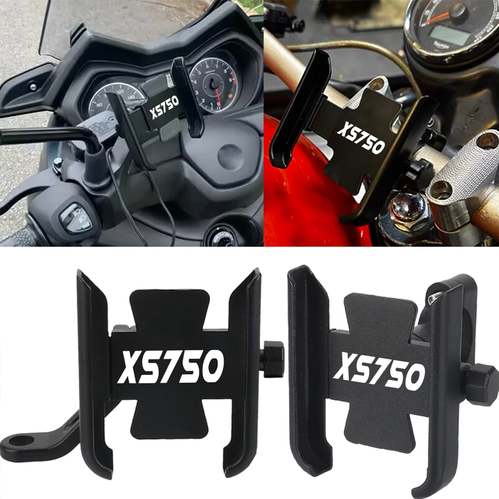 Motorcycle For YAMAHA XS750 XS 750 1978~1985 1980 1982 1983 1984  Accessorie Handlebar Mobile Phone Holder GPS Stand Bracket CNC