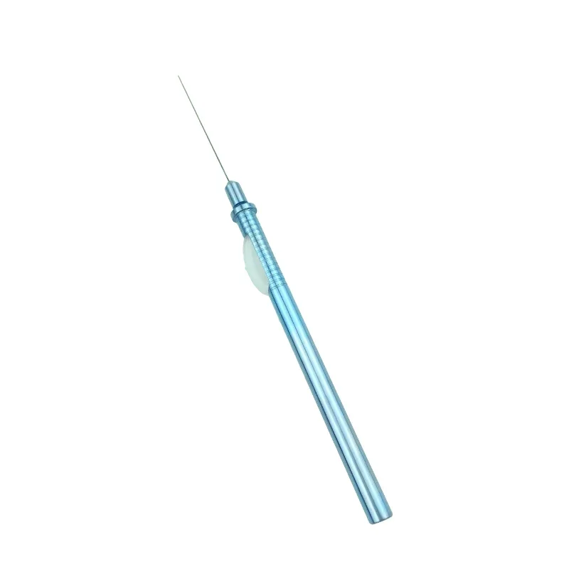 

23G Aspiration Needle Straight Flushing Needle with Silica Cannulation Inside Device with Silicone Tube Instrument Ophthalmic