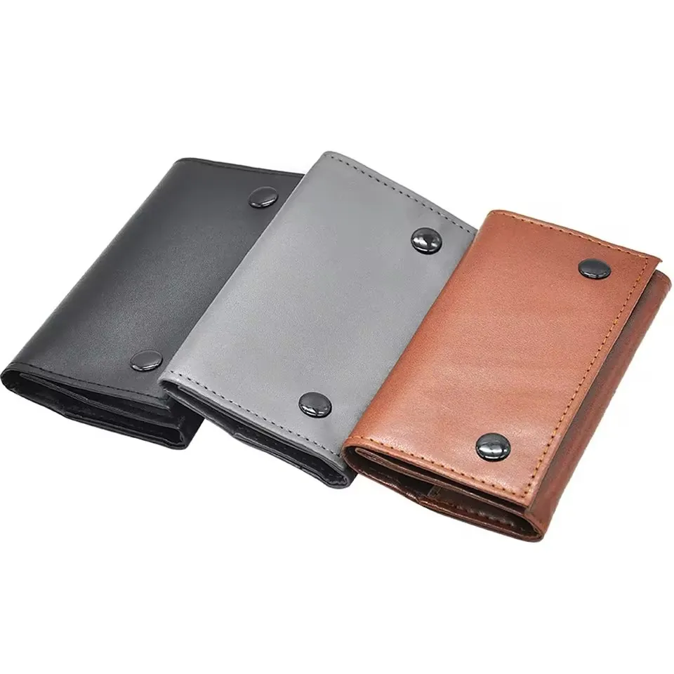 Portable Tobacco Storage Tobacco Pouch Case Bag PU Leather Pipe Cigarette Holder Smoking Paper Holder Case Wallet Bag