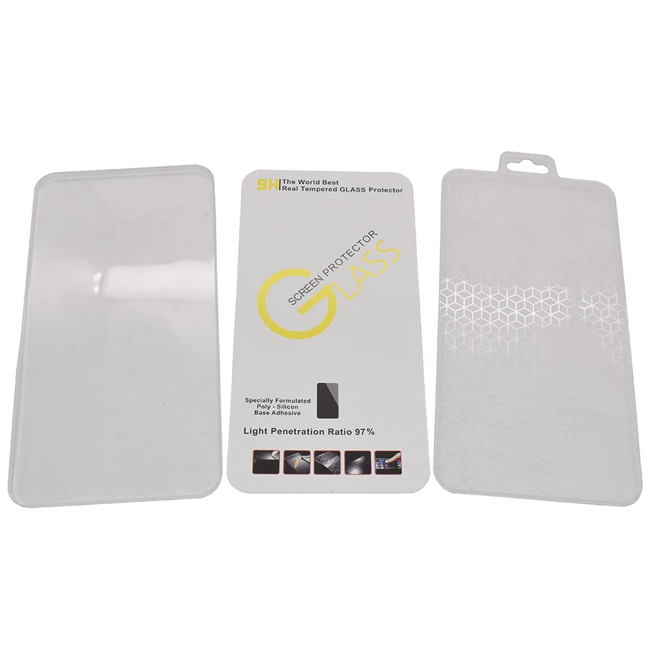 

Wholesale Resilient Empty Box Plastic Case for Mobile Phone Tempered Glass Protective Film Retail Box 400pcs/lot