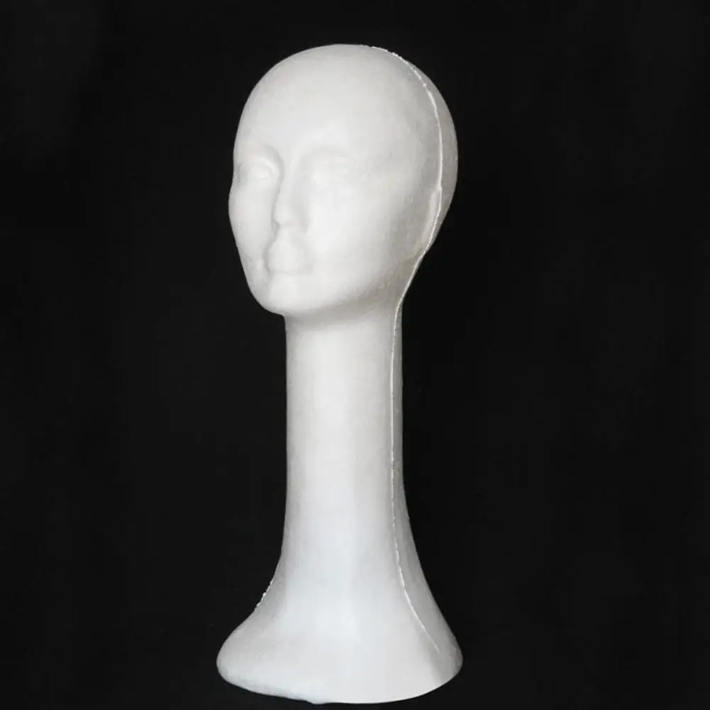 Foam  Useful Female Mannequin Wig Hat Glasses Display Stand Model Universal Mannequin Head Abstract   for Shop