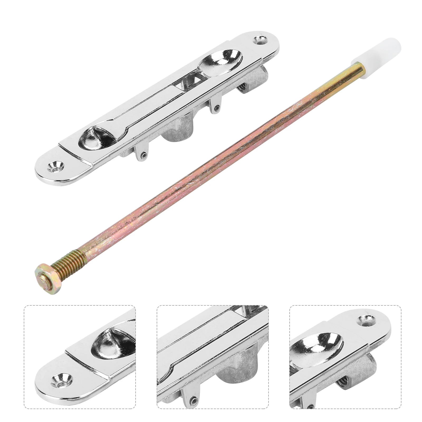 

Durable Zinc Alloy Door Latch Heavy Duty Security Pin Bolt Corrosion Resistant Easy Install Hardware Accessory