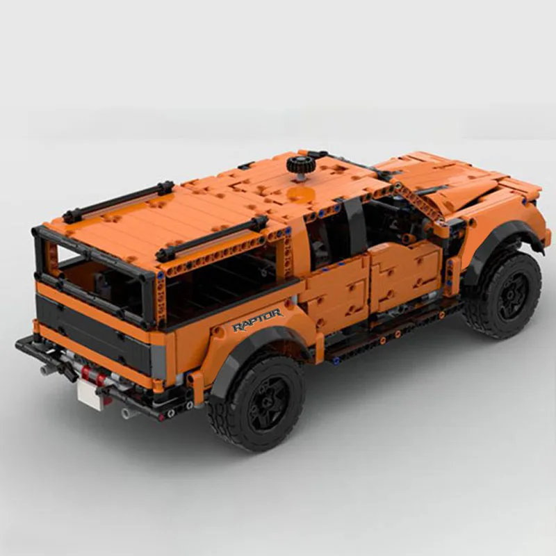 NEW Technical FORD F-150 Raptor Pickup Version Upgrade Cars Building Blocks Assemble Bricks DIY Model Toys Modified from 42126