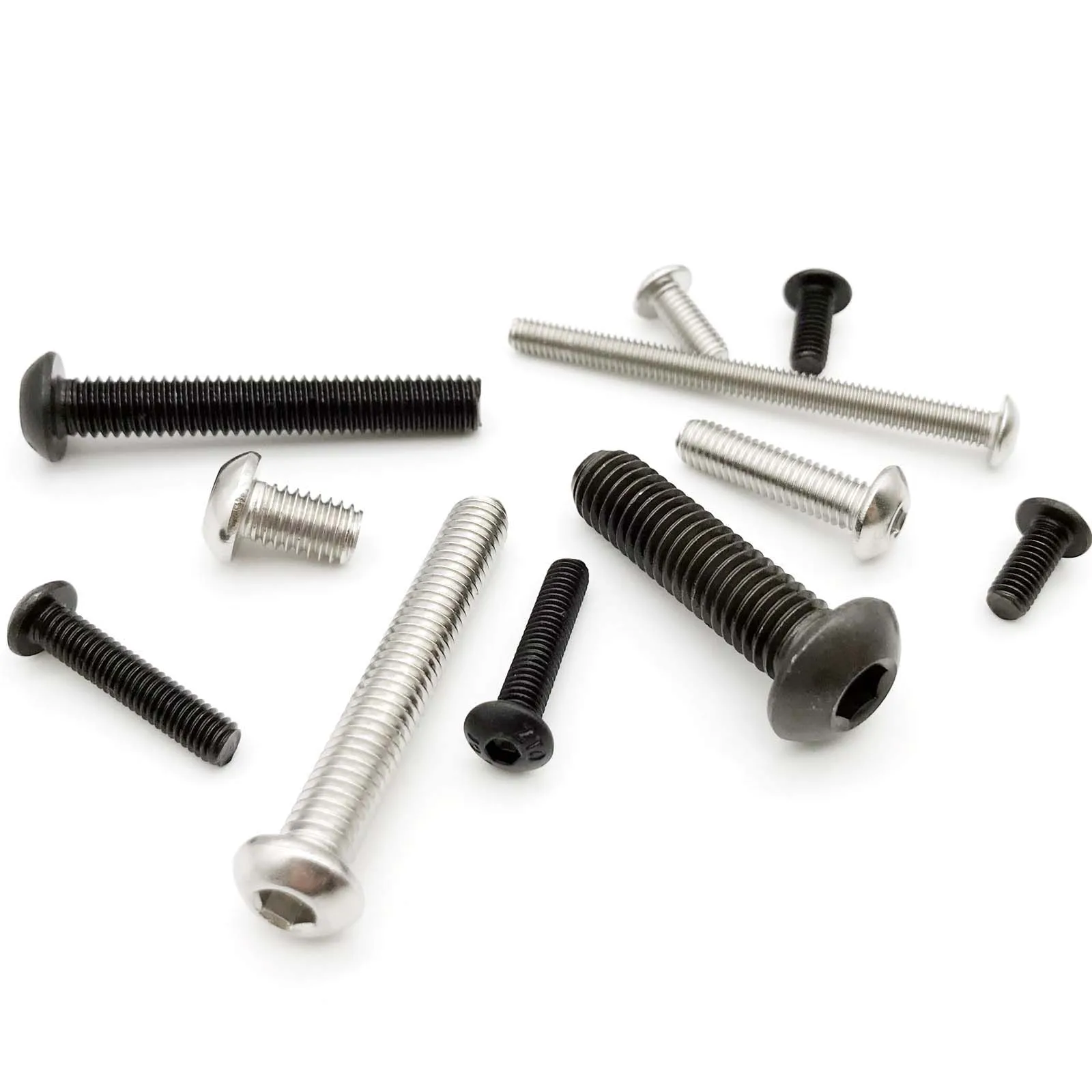 HZYUEGOU M3 M4 M5 M6 M8 A2-70 304 Edelstahl Klasse 10.9 Sechskant-Innensechskant-Schraube mit Senkkopf L=6-100mm – Detail 3