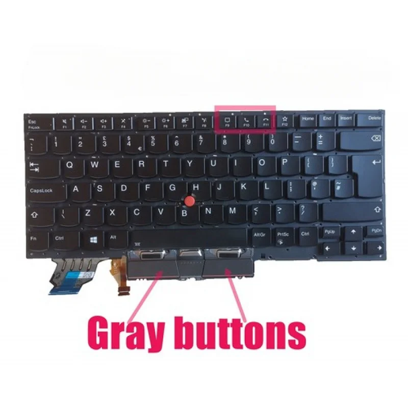 

Y+UK Backlit keyboard for Lenovo ThinkPad X1 Carbon 7th Gen(20QD/20QE/20R1/20R2)