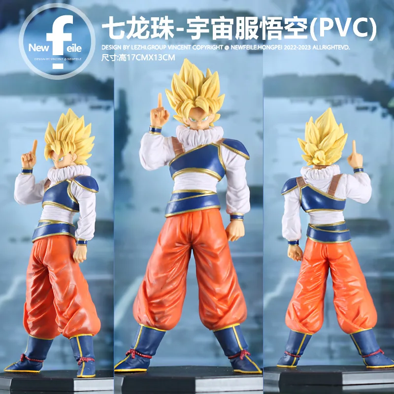 Figura de acción de Dragon Ball Super Saiyan Sun Wukong Beijita, modelo hecho a mano, adornos circundantes, regalos de juguete