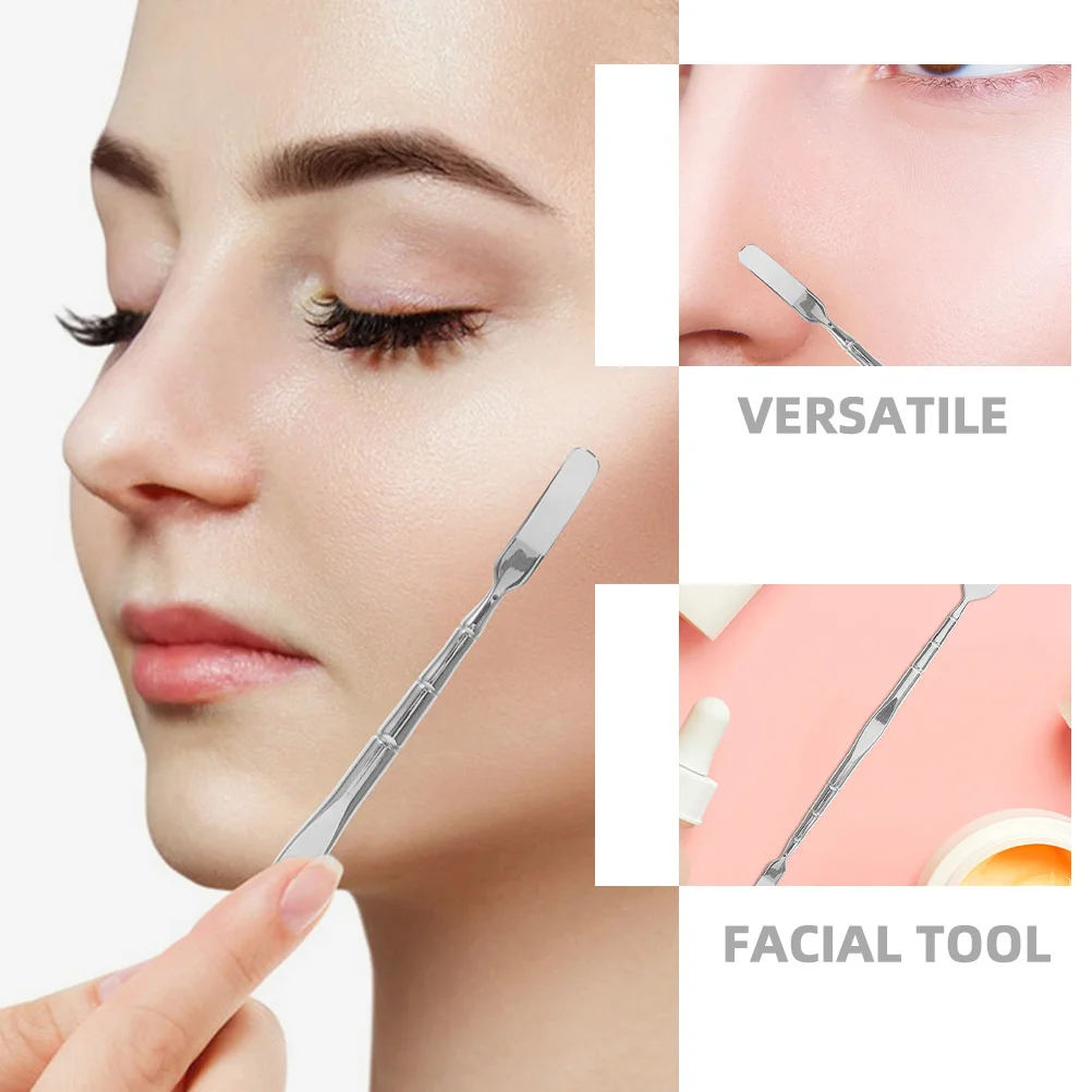 Outil de points noirs à double tête, nettoyeur de pores en acier inoxydable pour les soins du visage complets, utilisation polyvalente, facile à manipuler