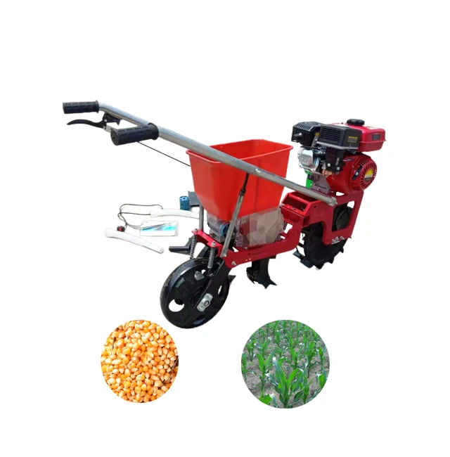 

Multifunction grains planting machine farm fertilizer maize seeding planter peanut corn and soybean hand push seeder