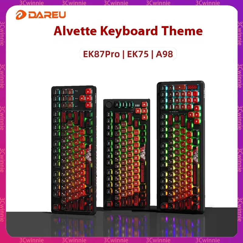 

Dareu Ek75 Keyboard Three Mode 2.4g Wirelss Hot Swap Gaming Keyboard Windows/Mac Customization E-Sport Pc Accessories Keyboard