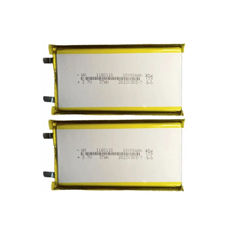 Factory directly supplied 1160110 polymer lithium battery 7000 mAh 3.7V polymer battery can be added to the board and wire