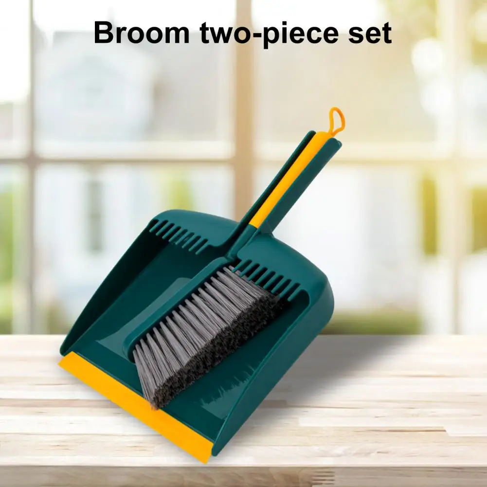 Multifunctional Keyboard Brush Multifunctional Mini Broom Dustpan Set Dual Purpose Non-slip Handy Brush For Hamster Cage