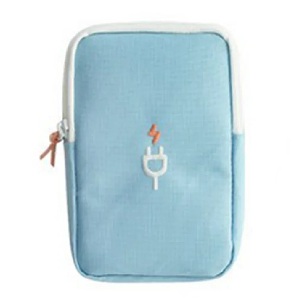 Portable electronic accessory storage bag mini small bag travel storage assistant, storage bag USB mobile power bag