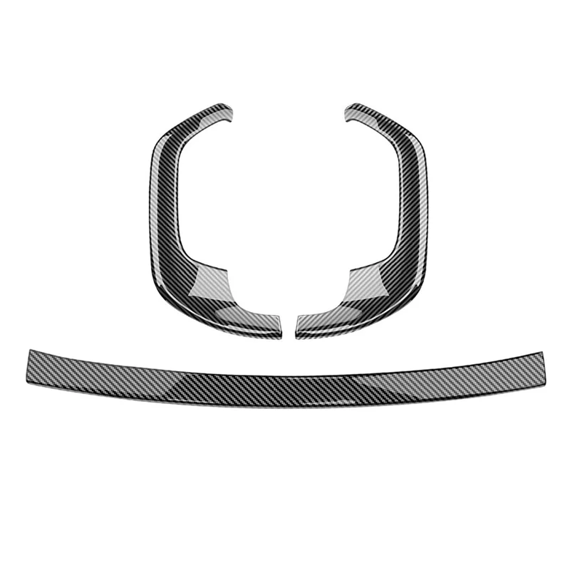 Carbon Fiber Front Bumper Mesh Center Grille Grill Moulding Strips Cover Trim for Toyota Sienta 10 Series