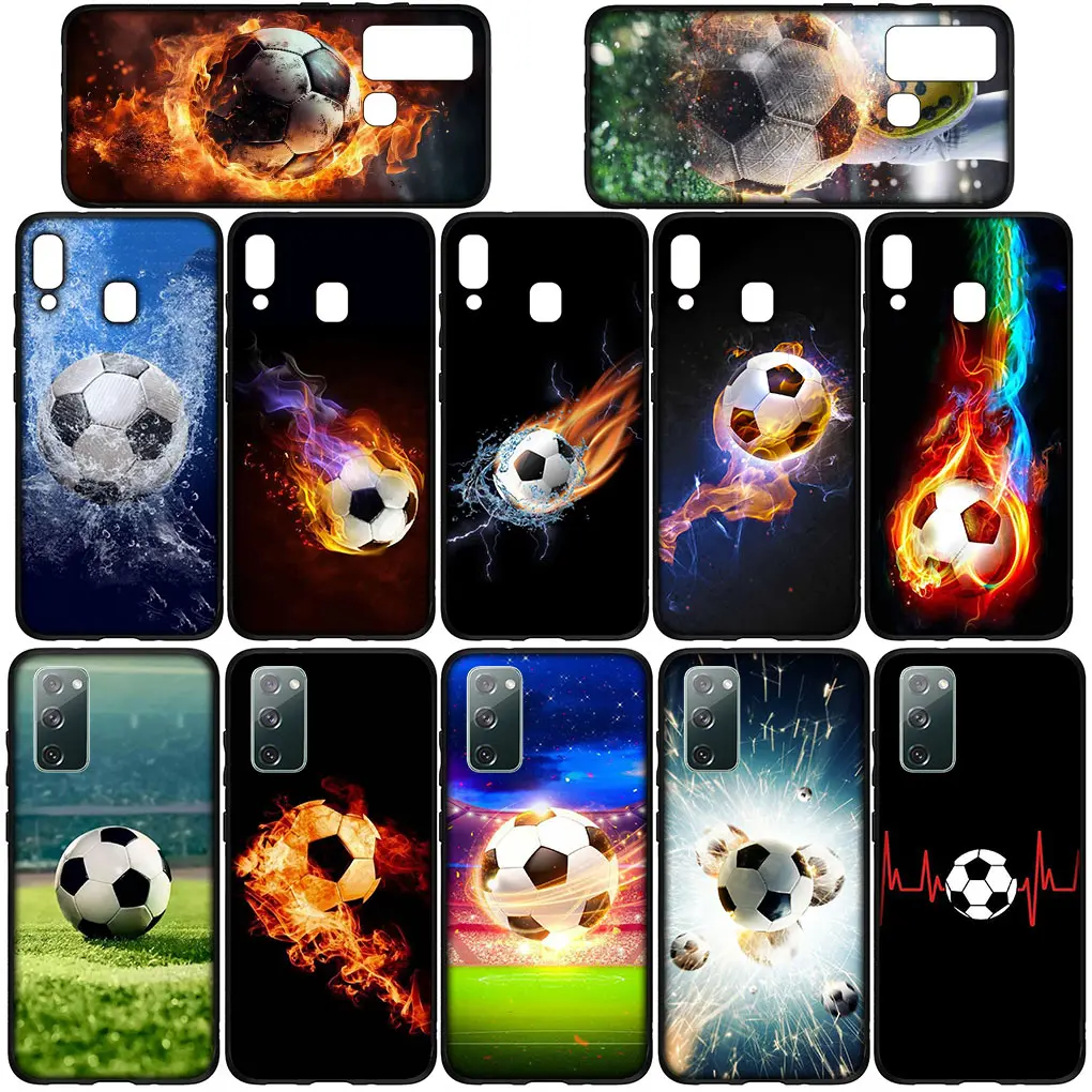 Sports Soccer Football Soft Phone Cover for Xiaomi Redmi Note 13 13C A3 A3X Mi POCO F6 F5 Pro C65 C55 C50 C51 Silicone Case