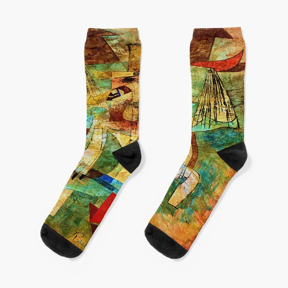 

Paul Klee - Der Wilde Mann | Klee-inspired Items w/Signature Socks sport new year Socks For Girls Men's