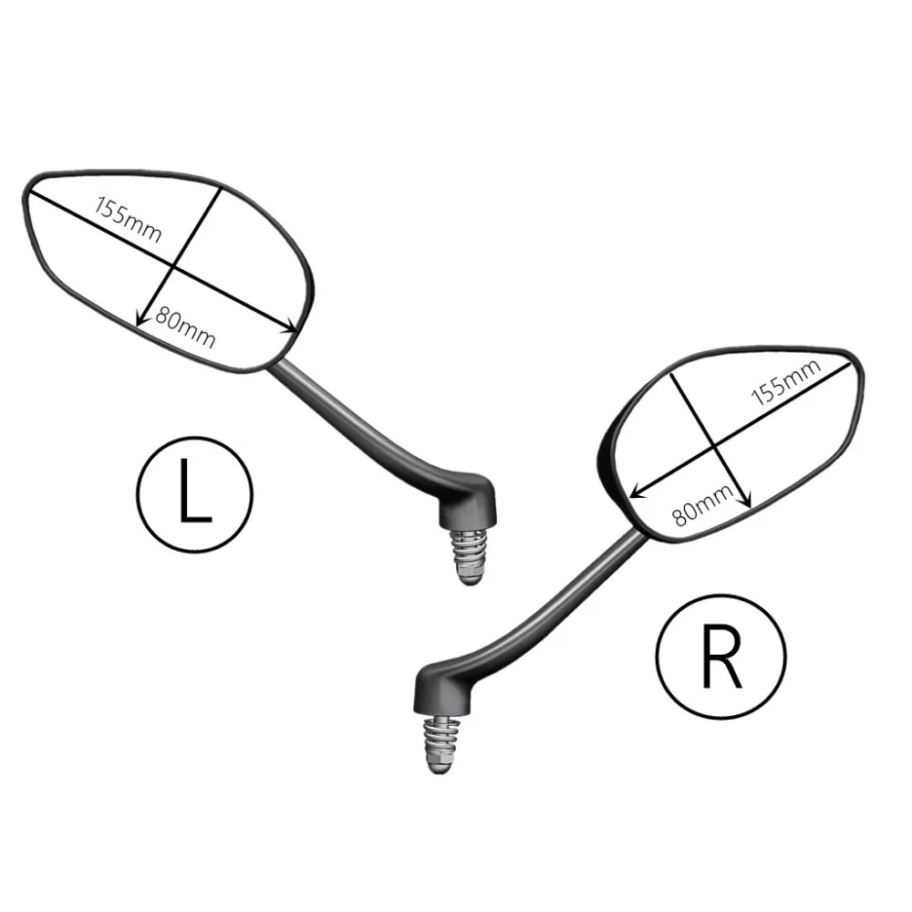 Suitable for ZONTES ZT125/310/350-S/R/T/V/X/D/M/E Motorcycle Left and Right Rearview Mirrors Reflective Mirrors Reverse Mirrors